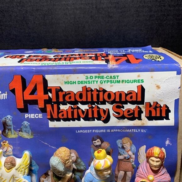 Wee Crafts Hand-painted Nativity Set - Picture 9 of 10